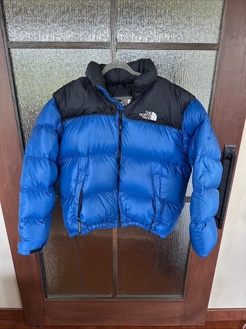The North Face Mens 700 down Blue and Black winter Jacket Sz XL